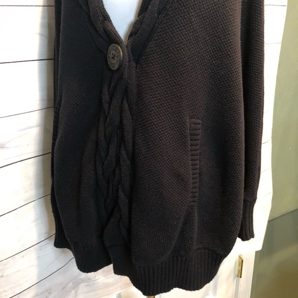 UGG Angeline oversized cardigan, cape, single button sweater-X Small/Small - Picture 6 of 10